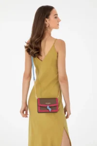 Pierre Cardin Brown Crossbody Bag