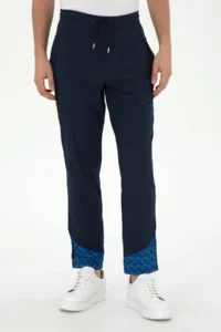 US Polo Assn. Men Navy Blue Sweatpants - Image 2