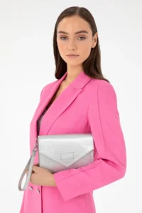 Pierre Cardin Silver Handbag