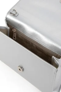 Pierre Cardin Silver Handbag - Image 6