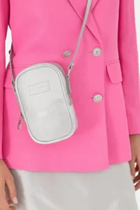 Pierre Cardin Silver Crossbody Bag - Image 2