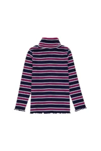 US Polo Assn. Girls' Navy Blue Turtleneck Sweatshirt - Image 4
