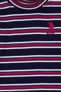 US Polo Assn. Girls' Navy Blue Turtleneck Sweatshirt - Image 5