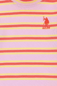 US Polo Assn. Girls' Pink Turtleneck Sweatshirt - Image 5