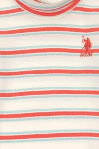 US Polo Assn. Girls' Cream Turtleneck Sweatshirt - Image 5