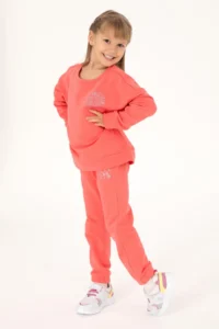 US Polo Assn. Girls' Pomegranate Sweatpants - Image 2