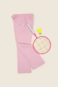 US Polo Assn. Girls' Pink Fleece Sweatpants - Image 3
