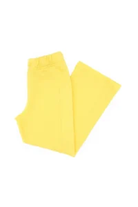 US Polo Assn. Girls' Yellow Fleece Sweatpants - Image 3