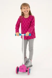 US Polo Assn. Girls' Gray Melanj Leggings