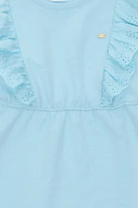 US Polo Assn. Girls' Aqua Green Knitting Dress - Image 5