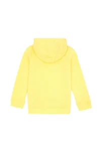US Polo Assn. Girls' Yellow Hooded Basic Sweatshirt - Image 2