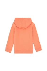 US Polo Assn. Girls' Salmon Hooded Basic Sweatshirt - Image 4