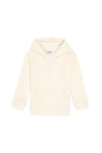 US Polo Assn. Girls' Cream Hooded Basic Sweatshirt - Image 4