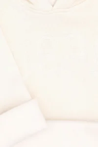 US Polo Assn. Girls' Cream Hooded Basic Sweatshirt - Image 7
