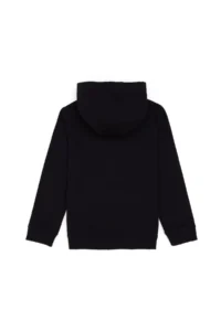 US Polo Assn. Girls' Black Zippered Basic Sweatshirt - Image 4