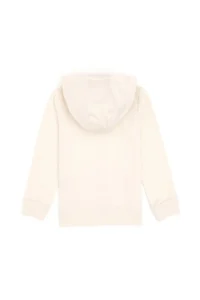 US Polo Assn. Girls' Cream Zippered Basic Sweatshirt - Image 5