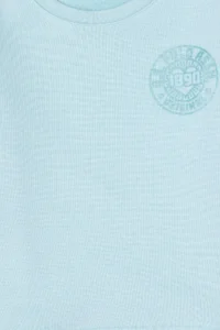 US Polo Assn. Girls' Aqua Green Crew Neck Basic Sweatshirt - Image 5