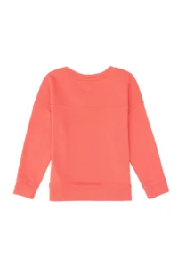 US Polo Assn. Girls' Pomegranate Crew Neck Basic Sweatshirt - Image 4