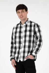 US Polo Assn. Men Black Long Sleeve Shirt
