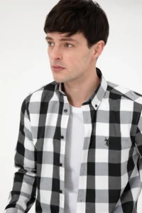 US Polo Assn. Men Black Long Sleeve Shirt - Image 2