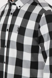 US Polo Assn. Men Black Long Sleeve Shirt - Image 7