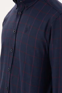 US Polo Assn. Men Navy Blue Long Sleeve Shirt - Image 7