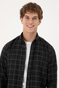US Polo Assn. Men Black Long Sleeve Shirt - Image 2