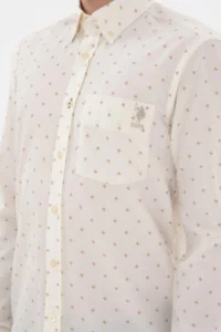 US Polo Assn. Men Cream Regular Fit with pocket Shirt - Image 7