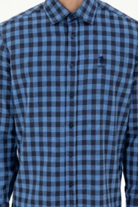 US Polo Assn. Men Indigo Long Sleeve Shirt - Image 6