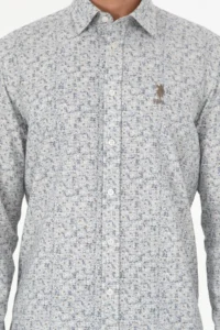 US Polo Assn. Men Stone Long Sleeve Shirt - Image 6