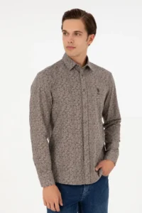 US Polo Assn. Men Sand Long Sleeve Shirt