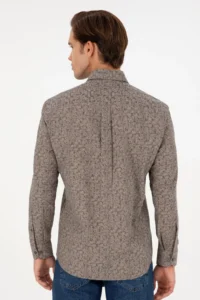 US Polo Assn. Men Sand Long Sleeve Shirt - Image 5