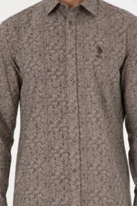 US Polo Assn. Men Sand Long Sleeve Shirt - Image 6