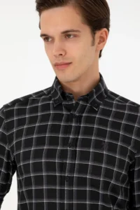 US Polo Assn. Men Black Long Sleeve Shirt - Image 2