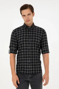 US Polo Assn. Men Black Long Sleeve Shirt - Image 3