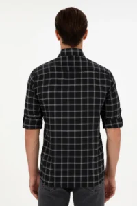 US Polo Assn. Men Black Long Sleeve Shirt - Image 5