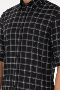 US Polo Assn. Men Black Long Sleeve Shirt - Image 7