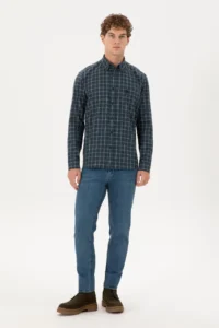 US Polo Assn. Men Dark Green Long Sleeve Shirt - Image 4