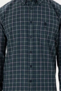 US Polo Assn. Men Dark Green Long Sleeve Shirt - Image 6