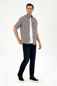 US Polo Assn. Men Brown Long Sleeve Shirt - Image 4