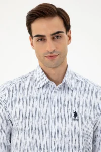US Polo Assn. Men White Long Sleeve Shirt - Image 2