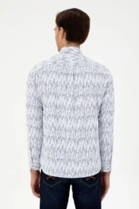 US Polo Assn. Men White Long Sleeve Shirt - Image 5