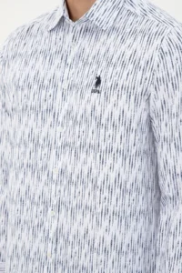 US Polo Assn. Men White Long Sleeve Shirt - Image 7