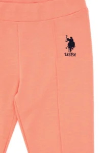 US Polo Assn. Girls' Salmon Leggings - Image 6