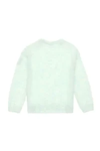 US Polo Assn. Girls' Aqua Green Crew Neck Sweater - Image 4