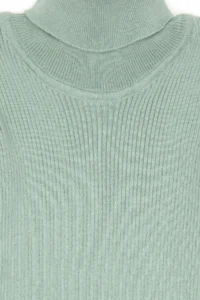 US Polo Assn. Girls' Aqua Green Turtleneck Sweater - Image 5