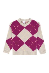 US Polo Assn. Girls' Stone Crew Neck Sweater - Image 3