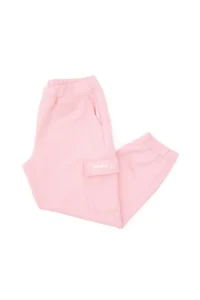 US Polo Assn. Girls' Powder Pink Pocket Detailed Jogger Sweatpants - Image 3
