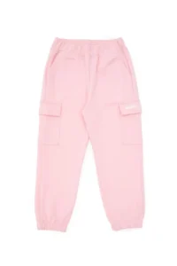 US Polo Assn. Girls' Powder Pink Pocket Detailed Jogger Sweatpants - Image 4