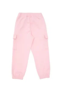 US Polo Assn. Girls' Powder Pink Pocket Detailed Jogger Sweatpants - Image 5